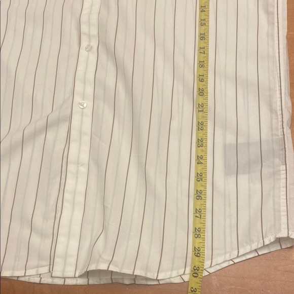 Volcom White and Blue Casual Button Down Shirt - Picture 4 of 6